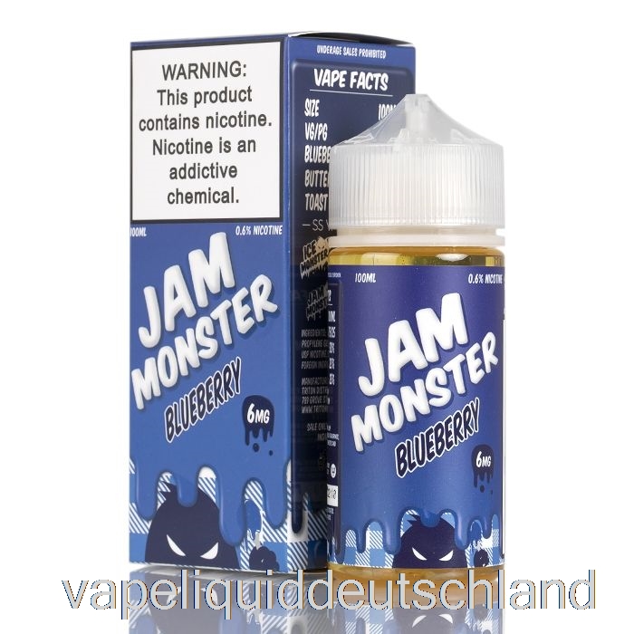 Blaubeere - Marmeladenmonster - 100 Ml 0 Mg Vape Deutschland